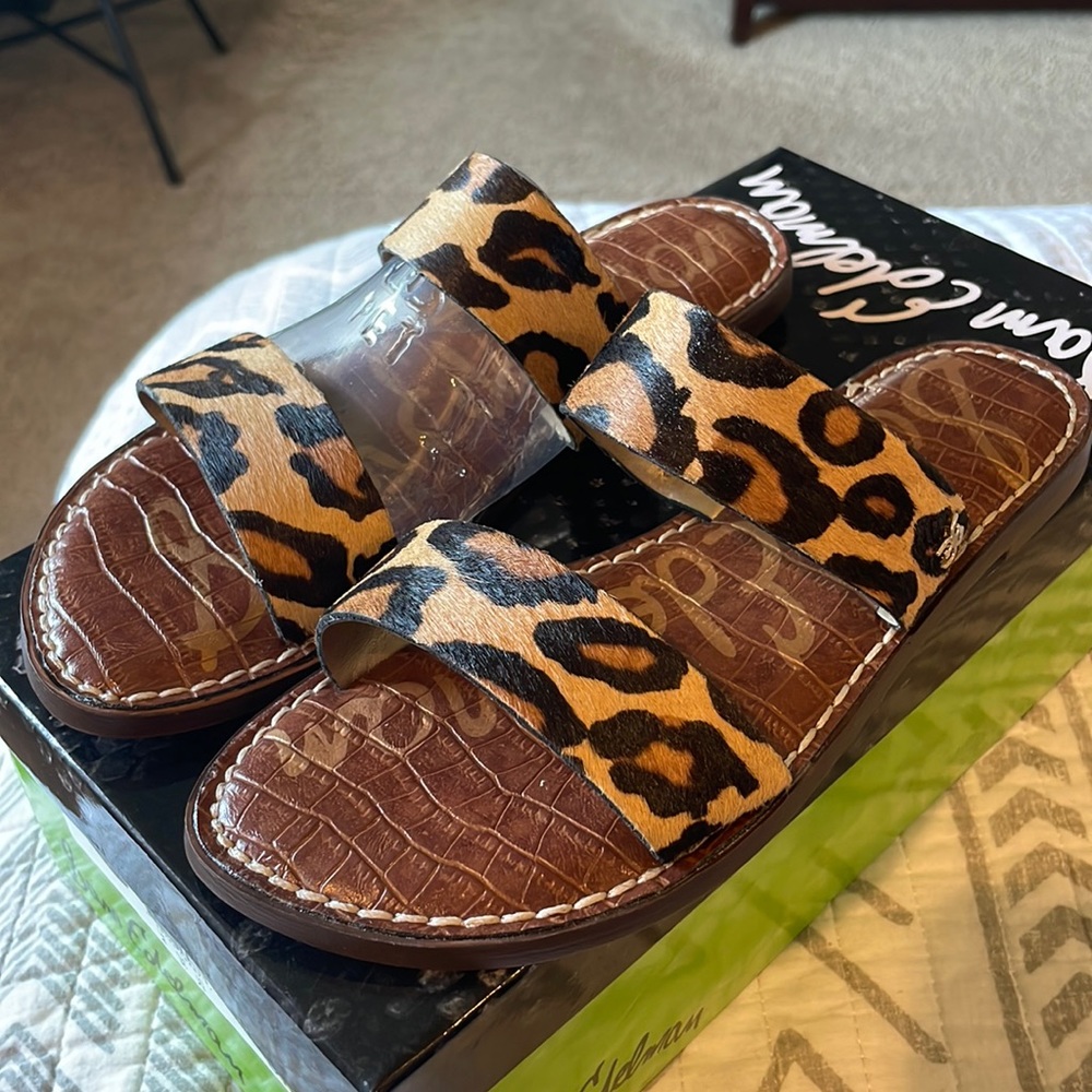 NWT Sam Edelman Gala leopard sz6 sandal